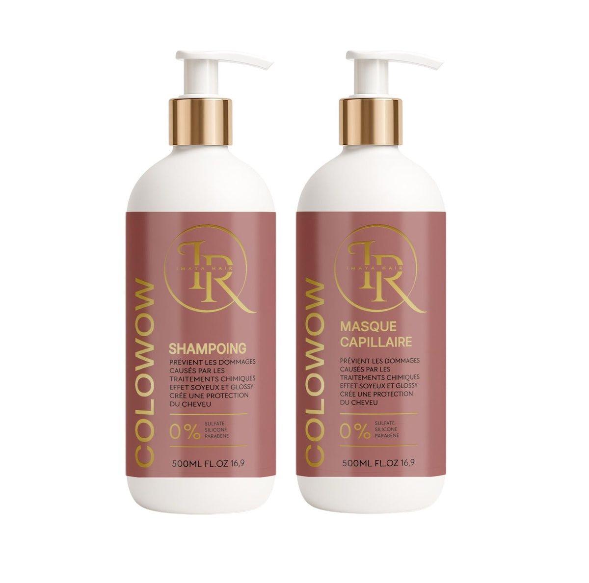 🌈 Gamme Colowow - Régénérante & Protectrice – Shampoing & Masque 500ml